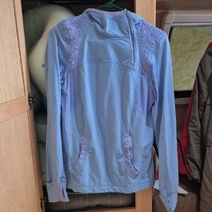 Lululemon Athletica Sky Blue Textured Jacket